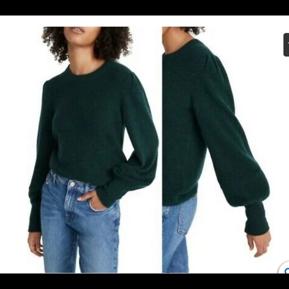 Madewell baybrook puff sleeve pullover - Picture 2 of 7